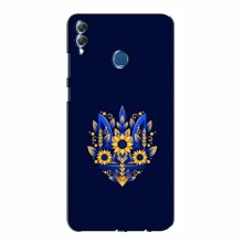 Чехлы Укр. Символика для Huawei Honor 8X Max (AlphaPrint) Цветочный Герб - купить на Floy.com.ua