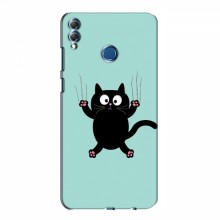 Эксклюзивный чехол для Huawei Honor 8X Max (AlphaPrint - Мультяшные) Падающий кот - купить на Floy.com.ua