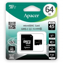 Карта памяти Apacer 64GB 45MB/s - купить на Floy.com.ua