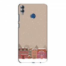 Новогодние, Праздничные Чехлы для Huawei Honor 8X Max - 2024 год Зимний город - купить на Floy.com.ua