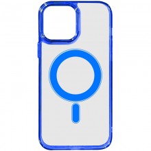 Чехол TPU Iris with MagSafe для Apple iPhone 12 Pro / 12 (6.1") Синий - купить на Floy.com.ua