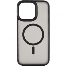 TPU+PC чехол Metal Buttons with MagSafe для Apple iPhone 15 Pro (6.1") Черный - купить на Floy.com.ua