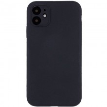 Чехол Silicone Case Full Camera Protective (AA) NO LOGO для Apple iPhone 12 (6.1") Черный - купить на Floy.com.ua