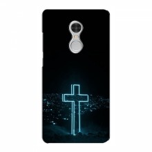Чехол для Xiaomi Redmi 5 - (Христианские) (AlphaPrint) Крест-синий - купить на Floy.com.ua