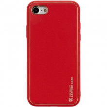 Кожаный чехол Xshield для Apple iPhone 7 / 8 / SE (2020) (4.7") Красный - купить на Floy.com.ua