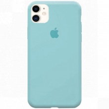 Чехол Silicone Case Full Protective (AA) для Apple iPhone 11 (6.1") Бирюзовый - купить на Floy.com.ua