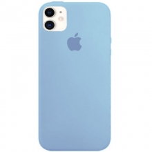 Чехол Silicone Case Full Protective (AA) для Apple iPhone 11 (6.1") Голубой - купить на Floy.com.ua