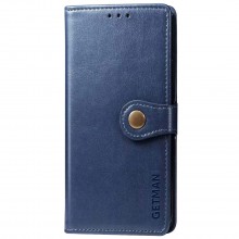 Кожаный чехол книжка GETMAN Gallant (PU) для Xiaomi Redmi Note 8 Pro Синий - купить на Floy.com.ua