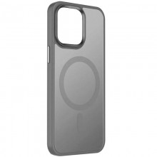 TPU+PC чехол Metal Buttons with MagSafe Colorful для Apple iPhone 15 Pro Max (6.7") Серый - купить на Floy.com.ua