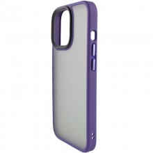 TPU+PC чехол Metal Buttons для Apple iPhone 15 Pro Max (6.7") Фиолетовый - купить на Floy.com.ua