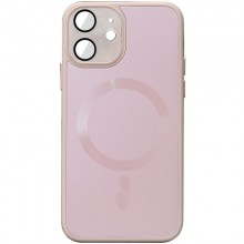Чехол TPU+Glass Sapphire Midnight with MagSafe для Apple iPhone 12 (6.1") Розовый - купить на Floy.com.ua