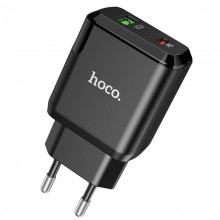 СЗУ Hoco N5 Favor 20W PD+QC3.0 (1USB/1Type-C/3A) - купить на Floy.com.ua